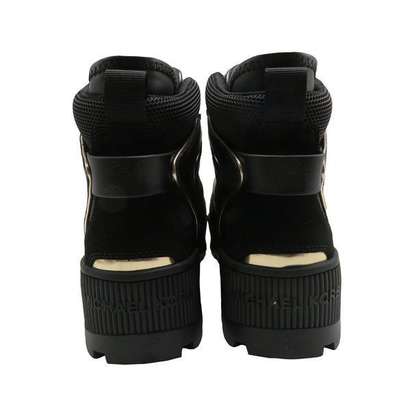 Michael Kors BROOKE Metallic Leather and Scuba Boo - Picture 4 of 8